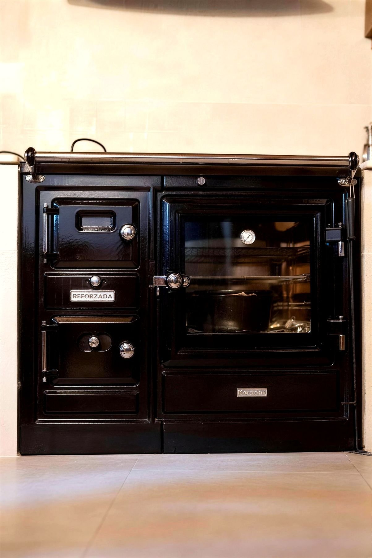 Cocina de leña